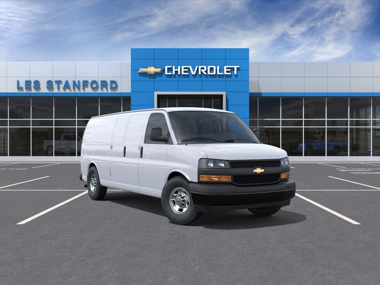 Summit White 2026 Chevrolet Express Cargo Van Rear-Wheel Drive Automatic