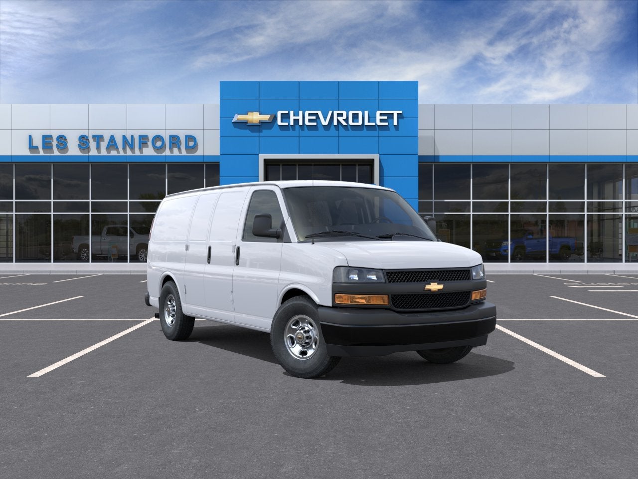 Summit White 2026 Chevrolet Express Cargo Van Rear-Wheel Drive Automatic
