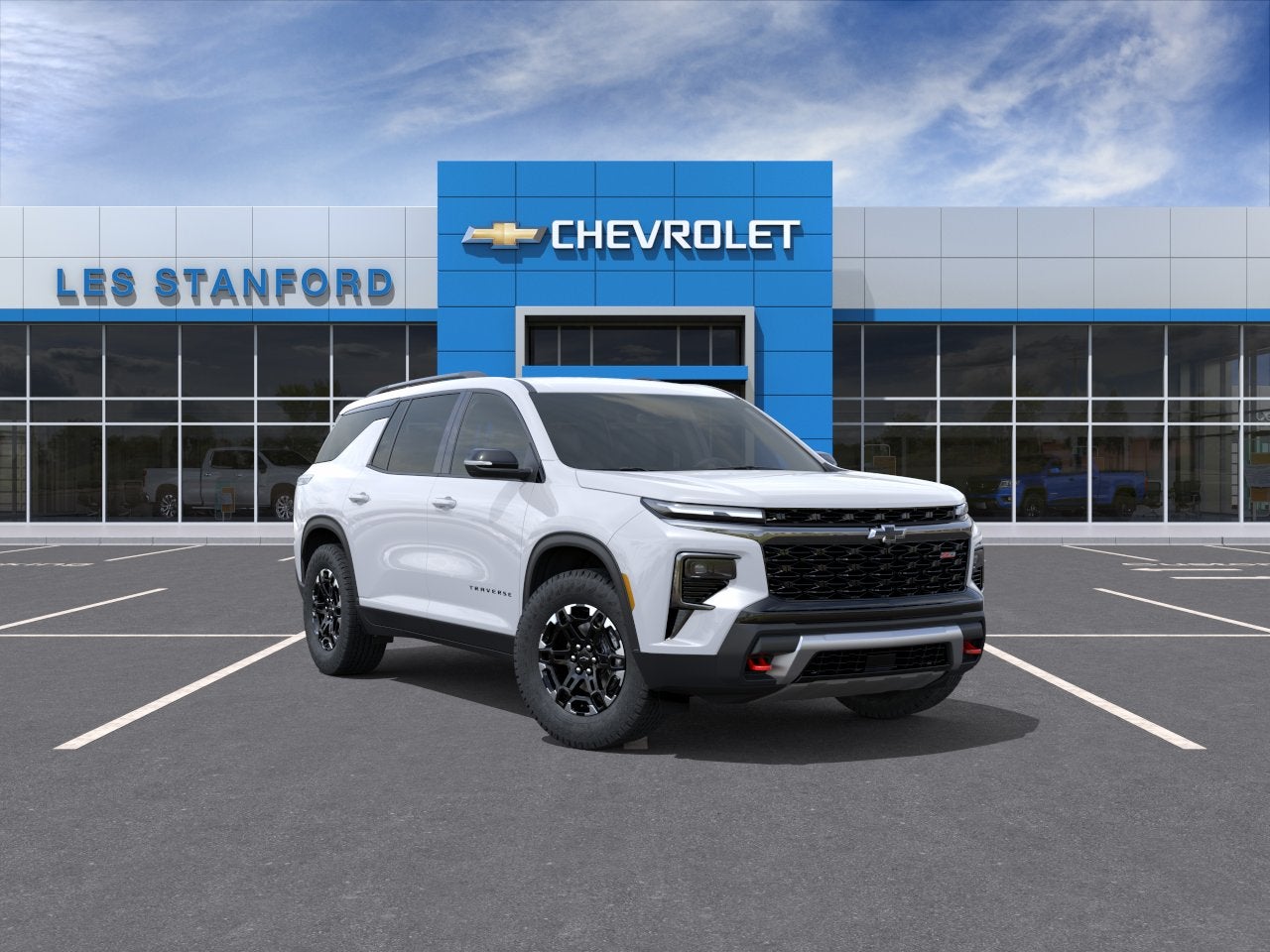 Polar White Tricoat 2027 Chevrolet Traverse SUV / Crossover Four-Wheel Drive Automatic