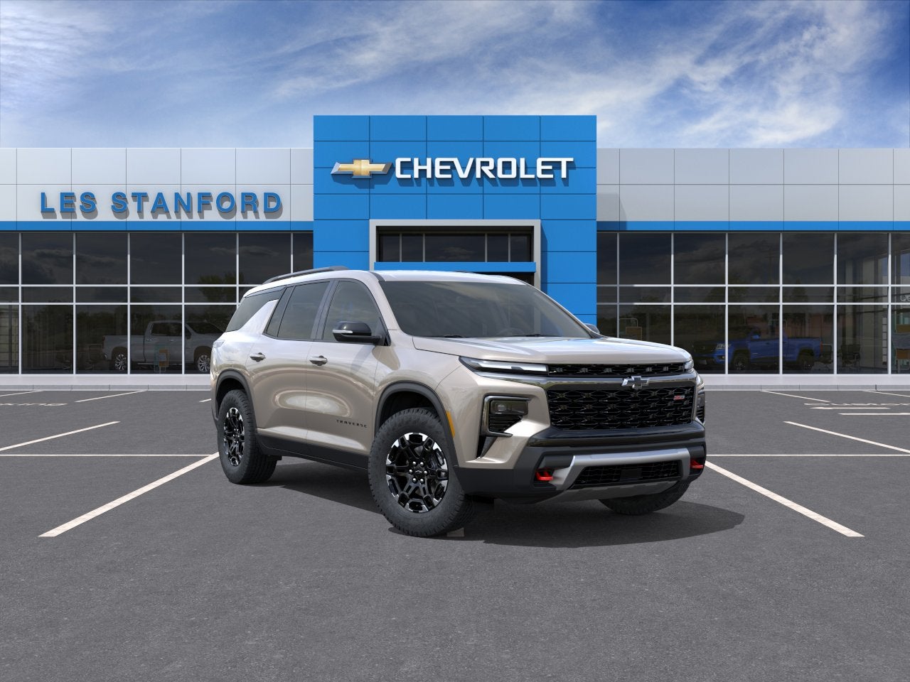 Sandstone Gray 2027 Chevrolet Traverse SUV / Crossover Four-Wheel Drive Automatic