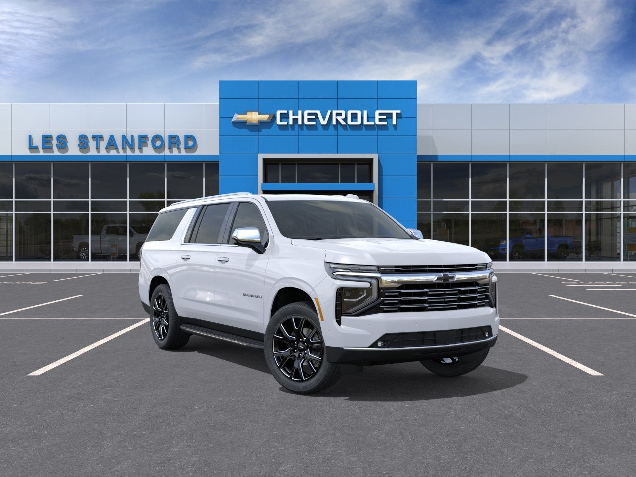 Polar White Tricoat 2026 Chevrolet Suburban SUV / Crossover Four-Wheel Drive Automatic