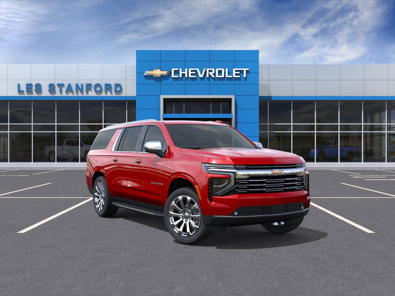 Radiant Red Tintcoat 2025 Chevrolet Suburban SUV / Crossover Four-Wheel Drive Automatic