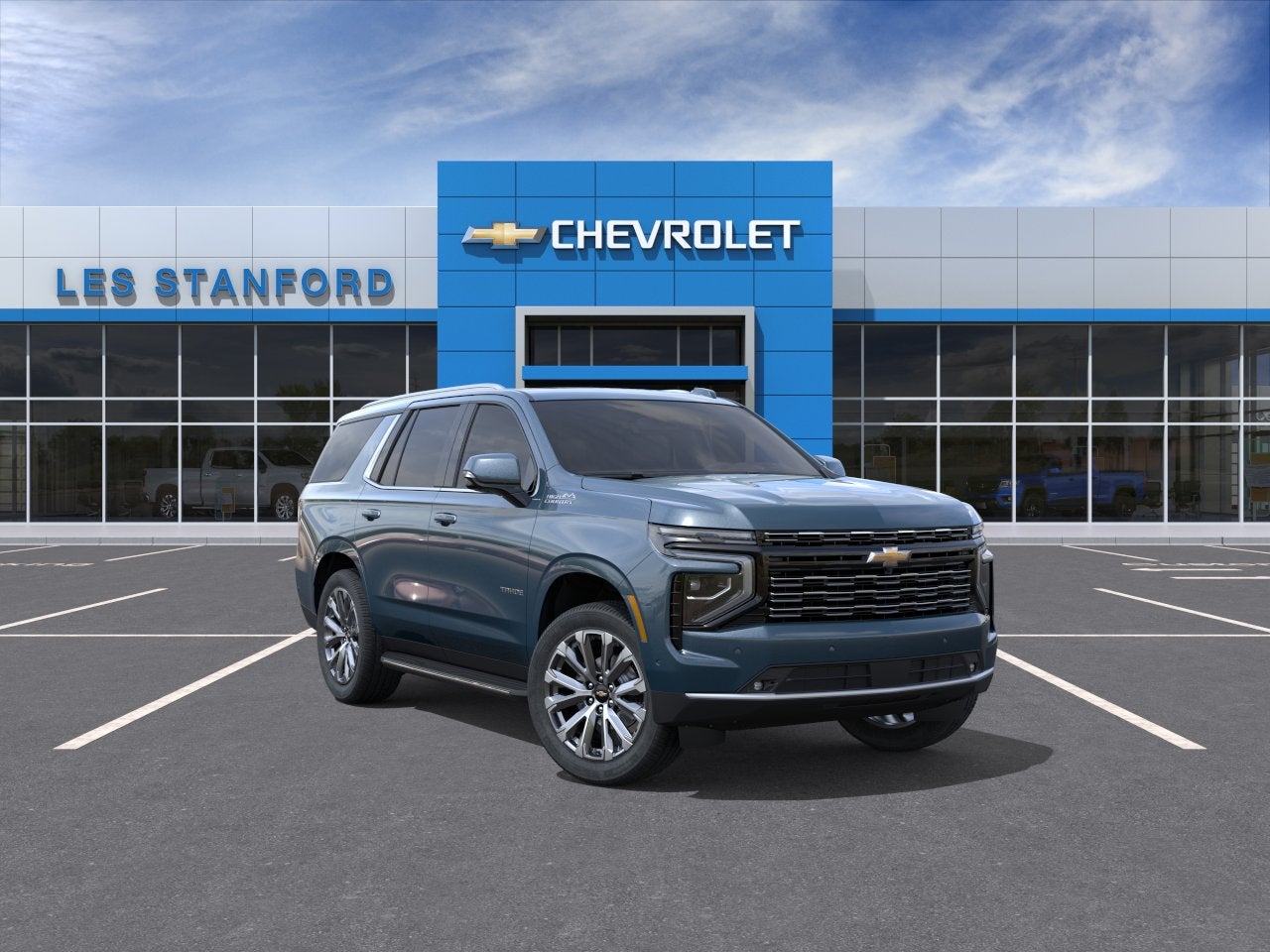 Lakeshore Blue Metallic 2026 Chevrolet Tahoe SUV / Crossover Four-Wheel Drive Automatic