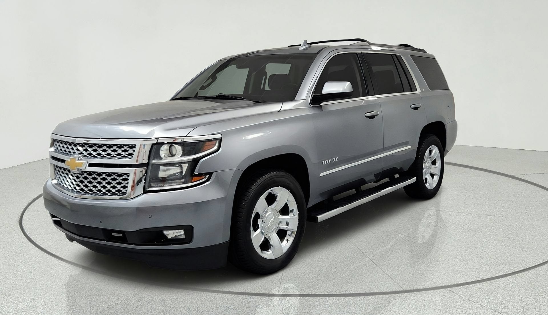 Gray (Satin Steel Metallic) 2018 Chevrolet Tahoe SUV / Crossover Four-Wheel Drive Automatic