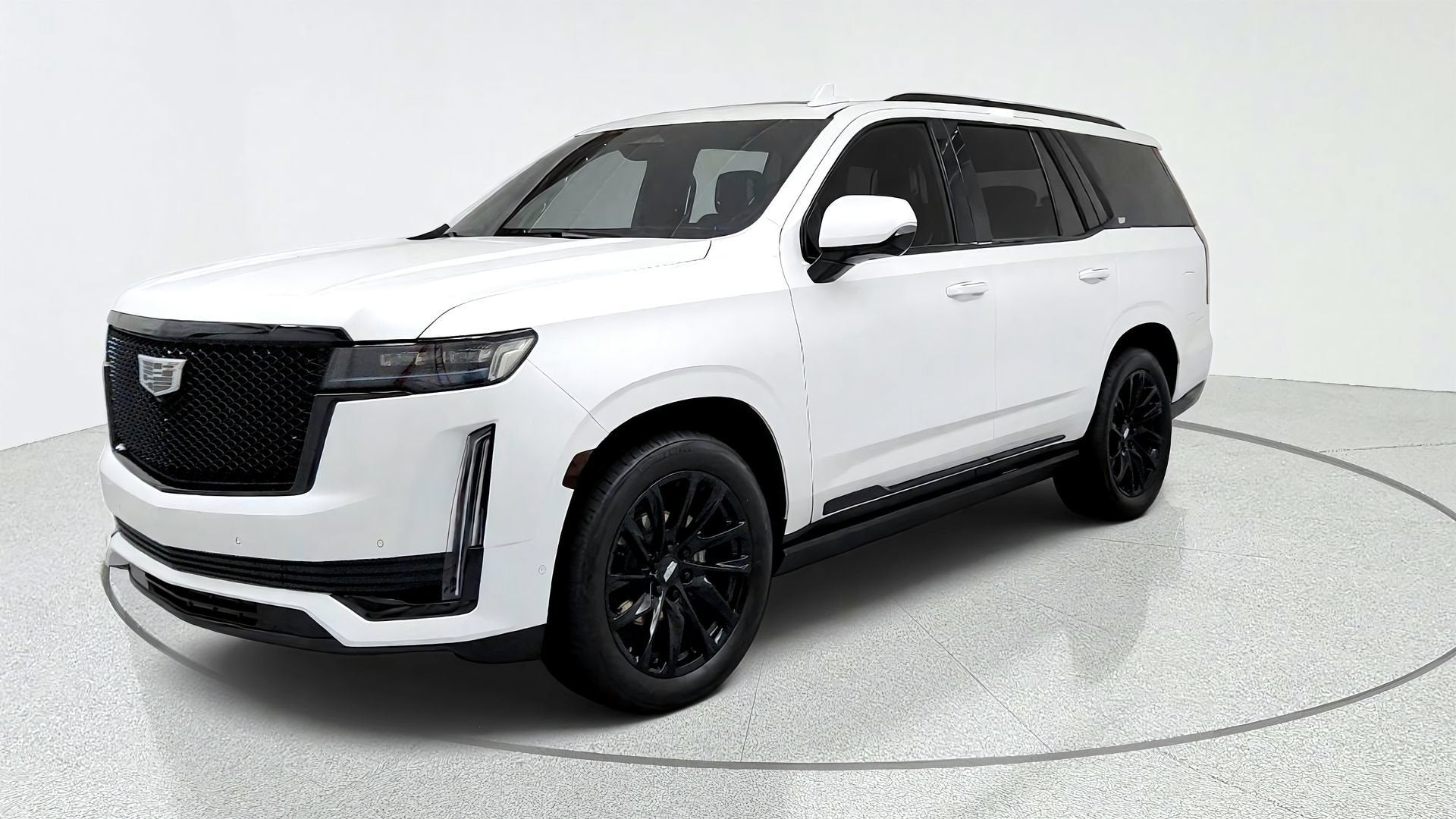 Crystal White Tricoat 2024 Cadillac Escalade SUV / Crossover Four-Wheel Drive Automatic