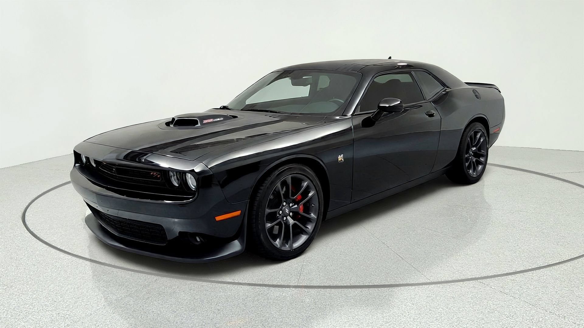 Gray 2021 Dodge Challenger Coupe Rear-Wheel Drive 