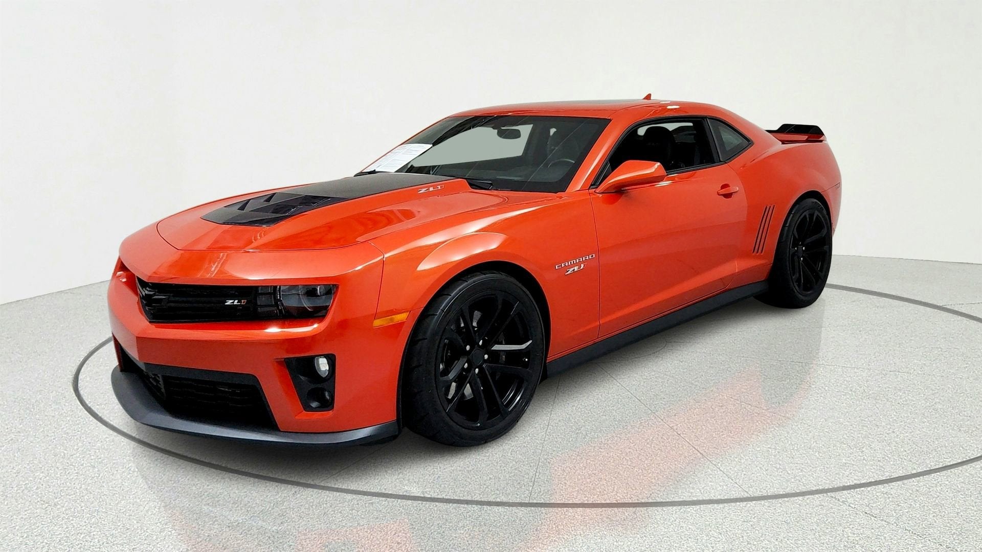 Inferno Orange Metallic 2013 Chevrolet Camaro ZL1 Coupe RWD Coupe Rear-Wheel Drive Manual
