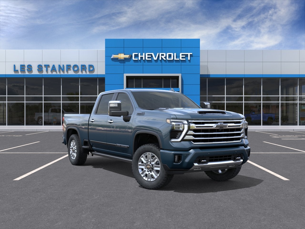 Lakeshore Blue Metallic 2026 Chevrolet Silverado 3500HD Pickup Truck Four-Wheel Drive Automatic