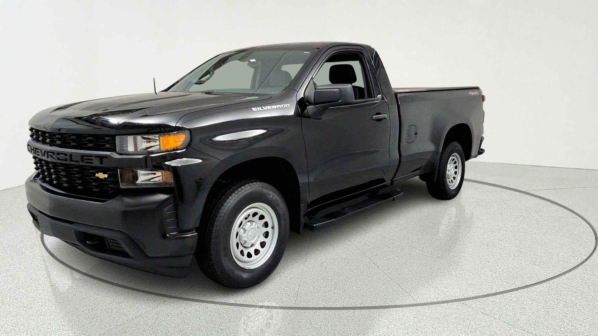 Black 2022 Chevrolet Silverado 1500 Pickup Truck Four-Wheel Drive Automatic