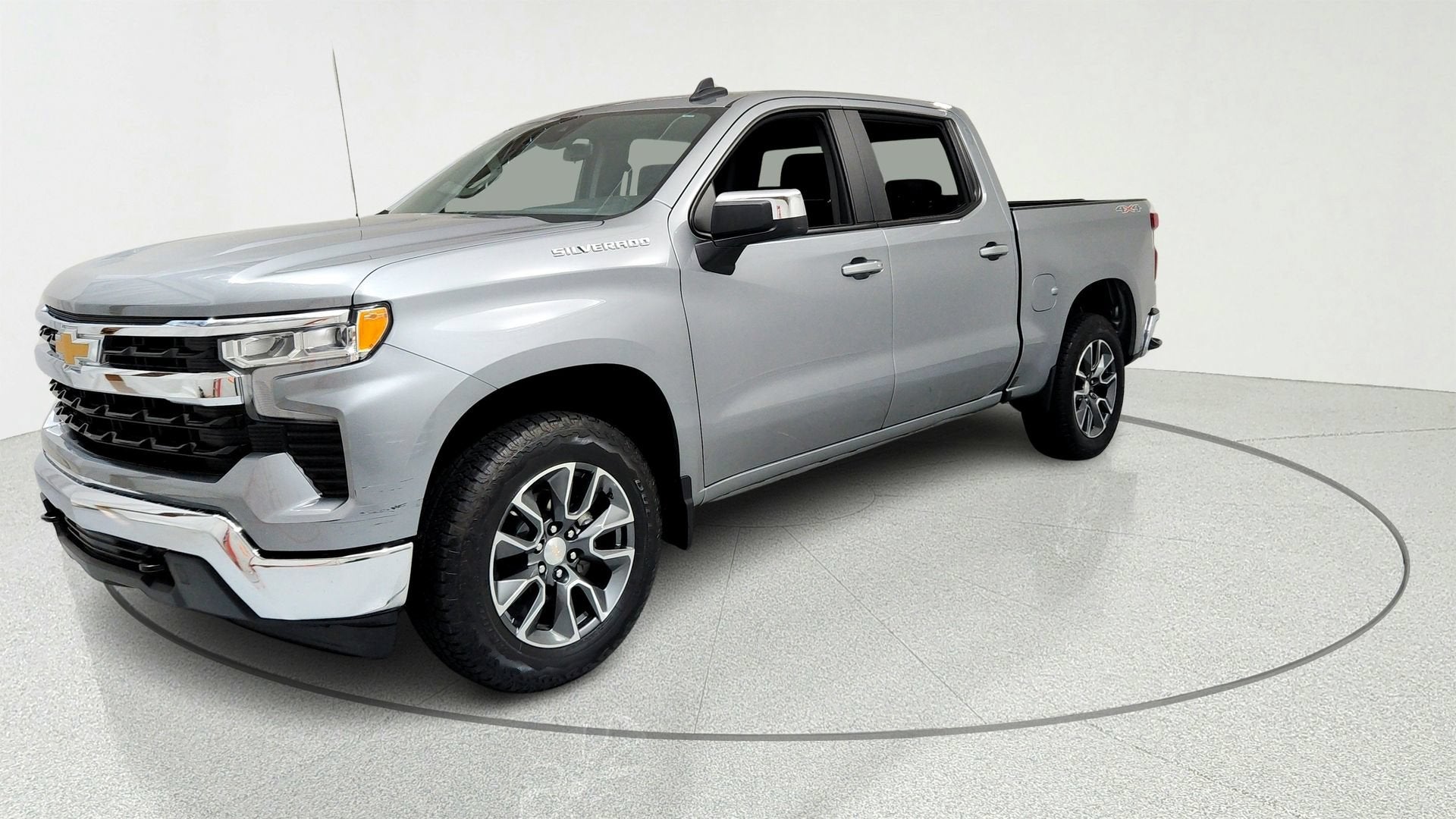 Sterling Gray Metallic 2024 Chevrolet Silverado 1500 Pickup Truck Four-Wheel Drive Automatic