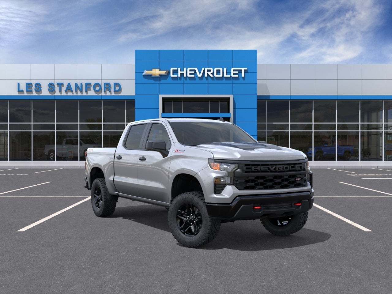Sterling Gray Metallic 2026 Chevrolet Silverado 1500 Pickup Truck Four-Wheel Drive Automatic