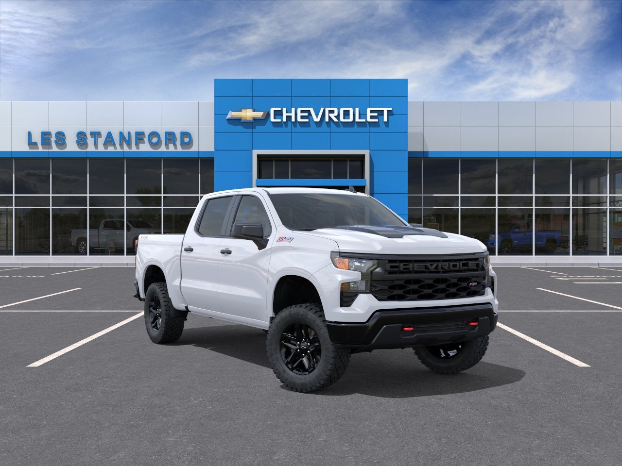 Summit White 2026 Chevrolet Silverado 1500 Pickup Truck Four-Wheel Drive Automatic
