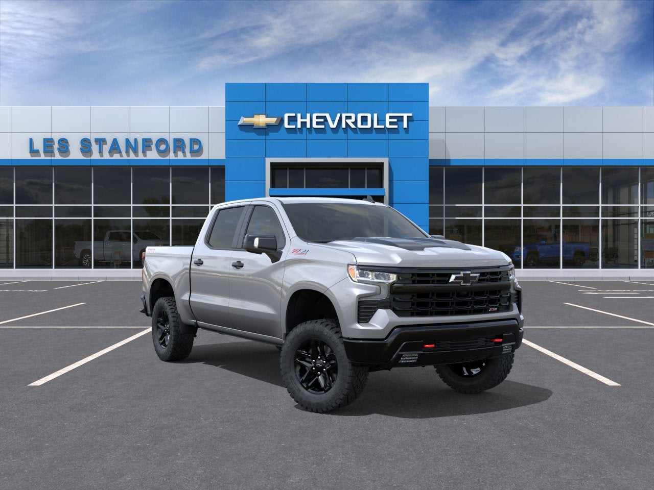 Sterling Gray Metallic 2026 Chevrolet Silverado 1500 Pickup Truck Four-Wheel Drive Automatic