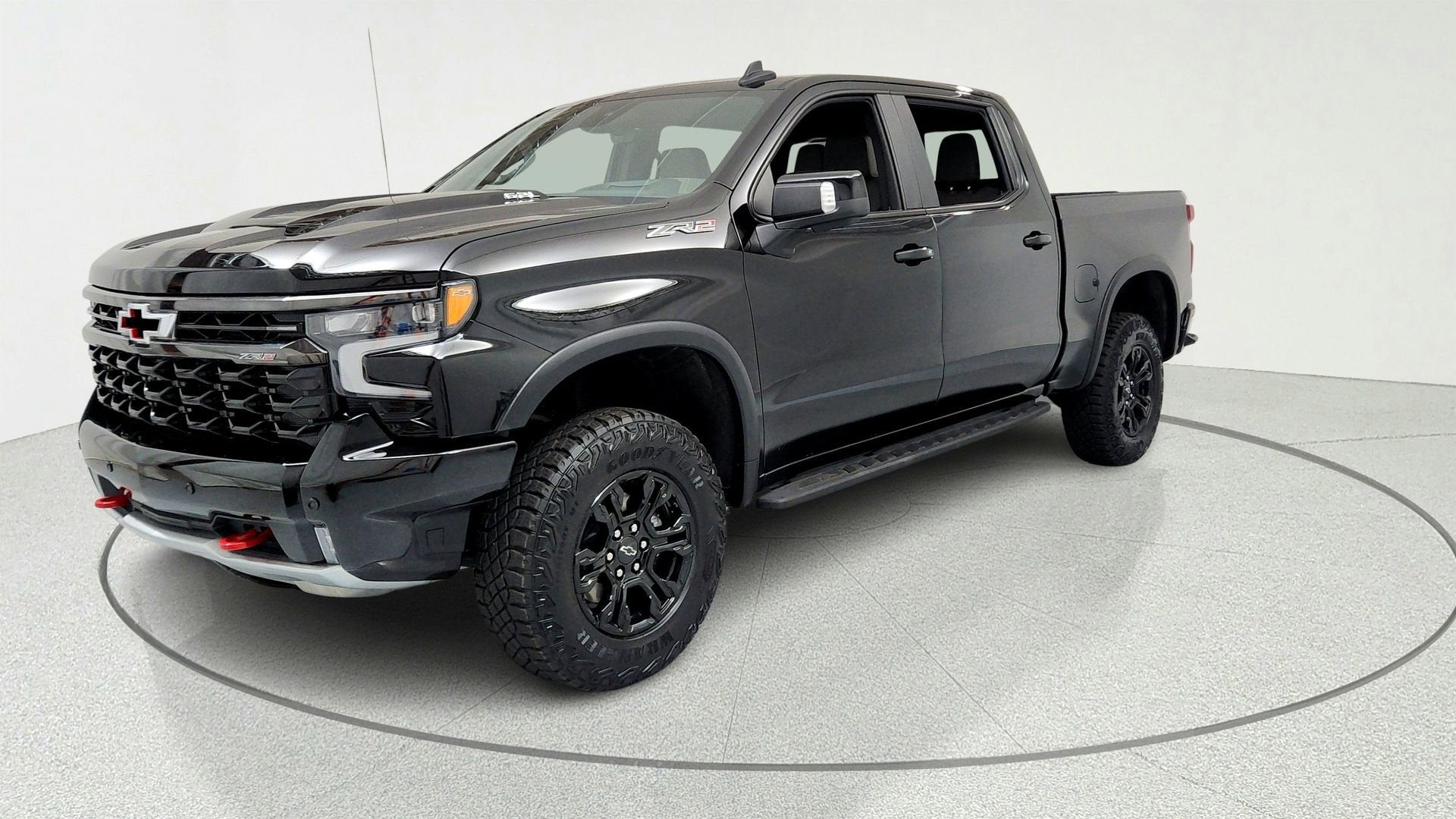 Black 2025 Chevrolet Silverado 1500 Pickup Truck Four-Wheel Drive Automatic