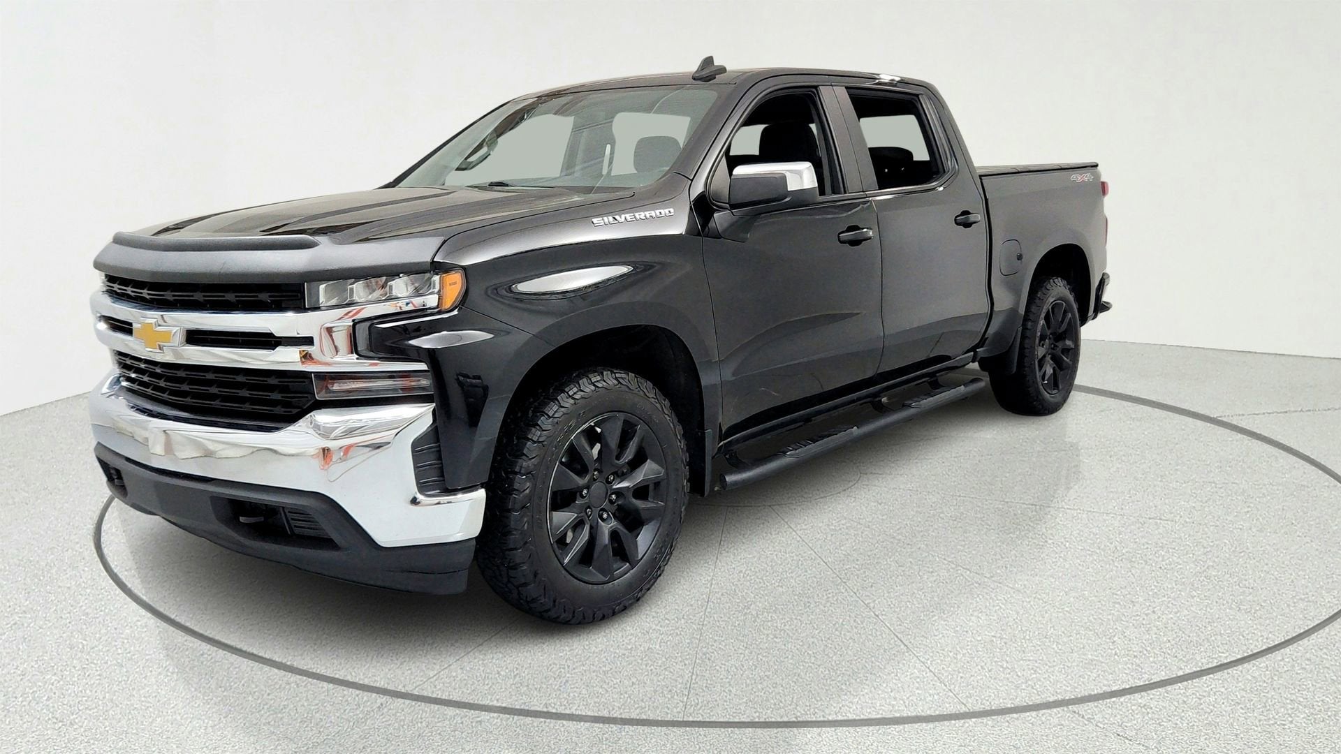Black 2021 Chevrolet Silverado 1500 Pickup Truck Four-Wheel Drive Automatic