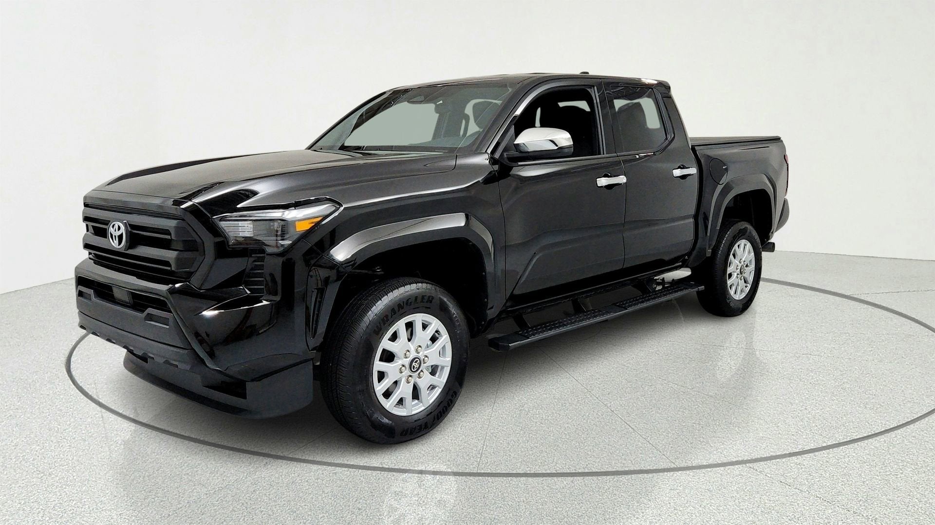 Black 2025 Toyota Tacoma Pickup Truck Four-Wheel Drive 
