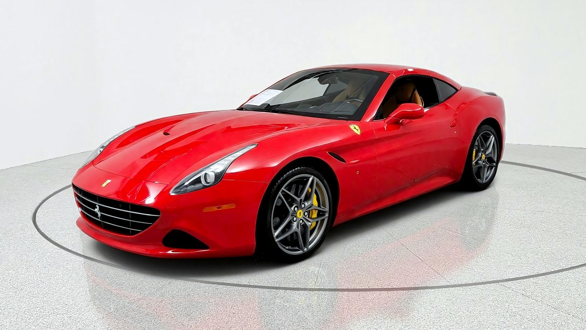 Red 2017 Ferrari California T Convertible Rear-Wheel Drive 7-Speed Dual Clutch