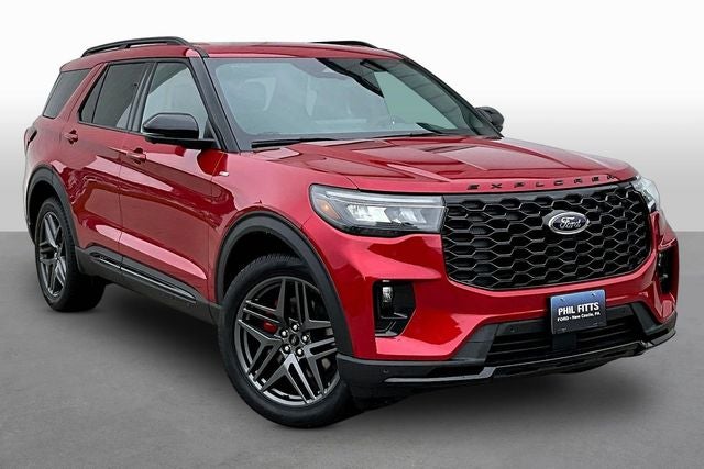 Rapid Red Metallic Tinted Clearcoat 2026 Ford Explorer SUV / Crossover All-Wheel Drive Automatic
