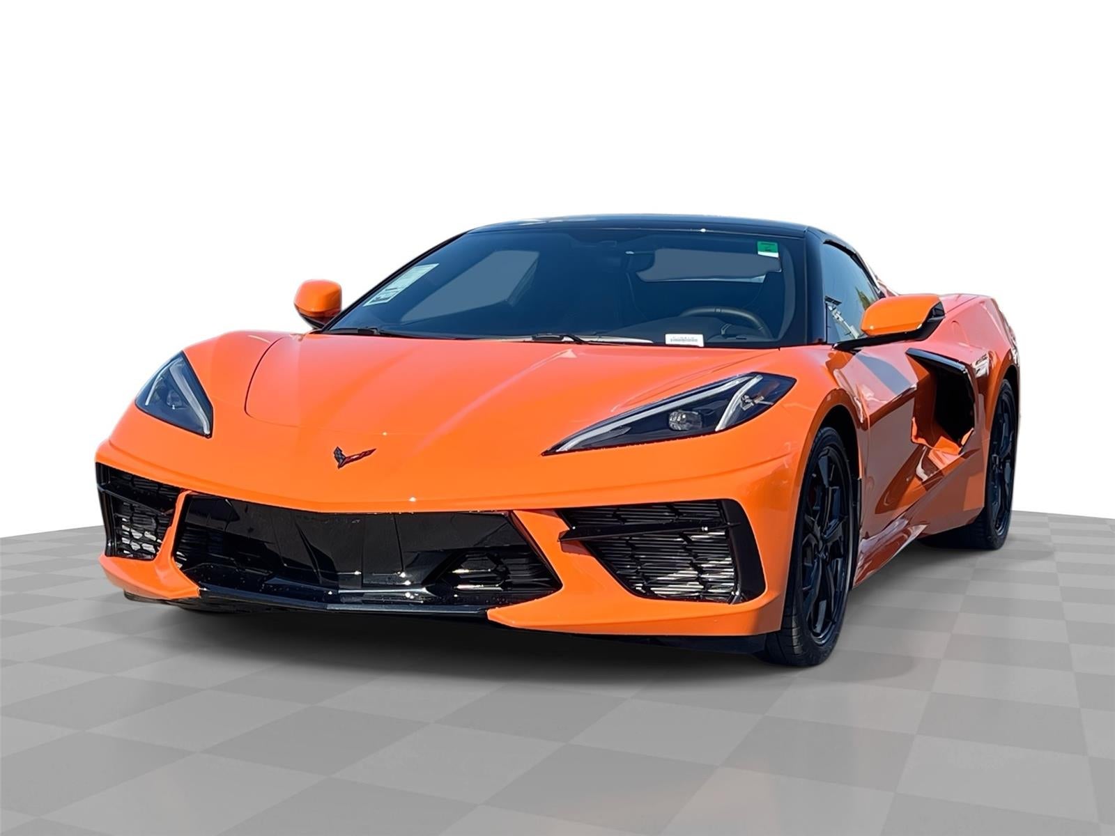 Amplify Orange Tintcoat 2023 Chevrolet Corvette Convertible Rear-Wheel Drive 8-Speed Dual Clutch