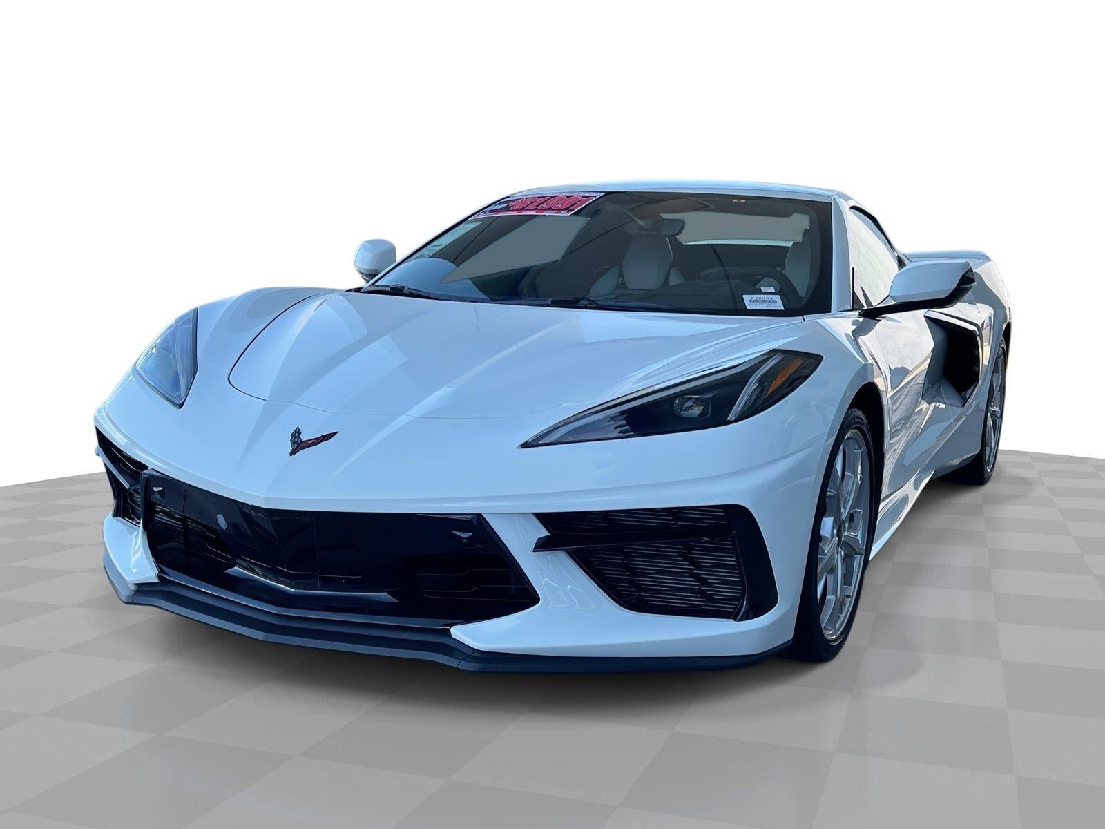 Arctic White 2023 Chevrolet Corvette Convertible Rear-Wheel Drive Automatic