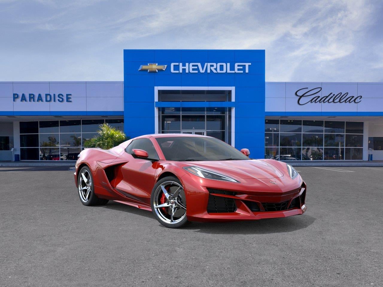 Red Mist Metallic Tintcoat 2026 Chevrolet Corvette E-Ray Convertible All-Wheel Drive Automatic