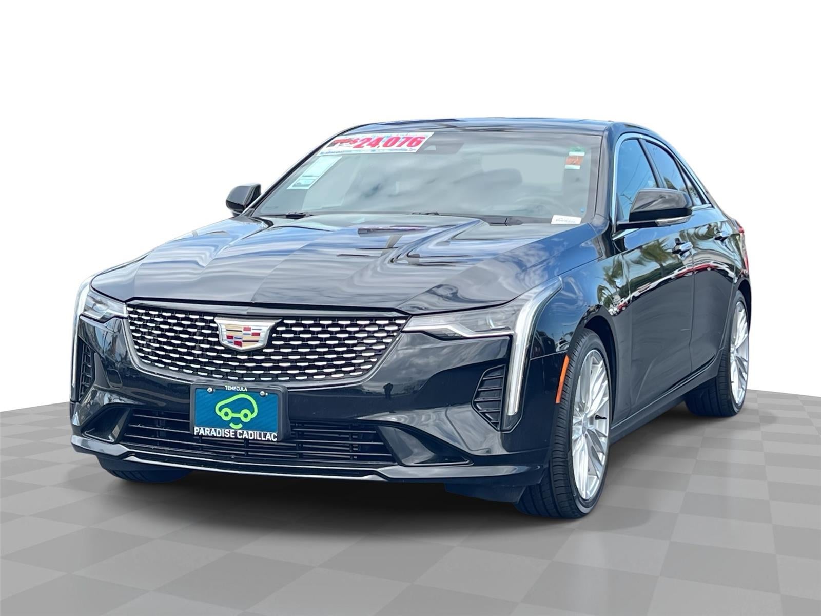 Black Raven 2021 Cadillac CT4 Premium Luxury RWD Sedan Rear-Wheel Drive Automatic