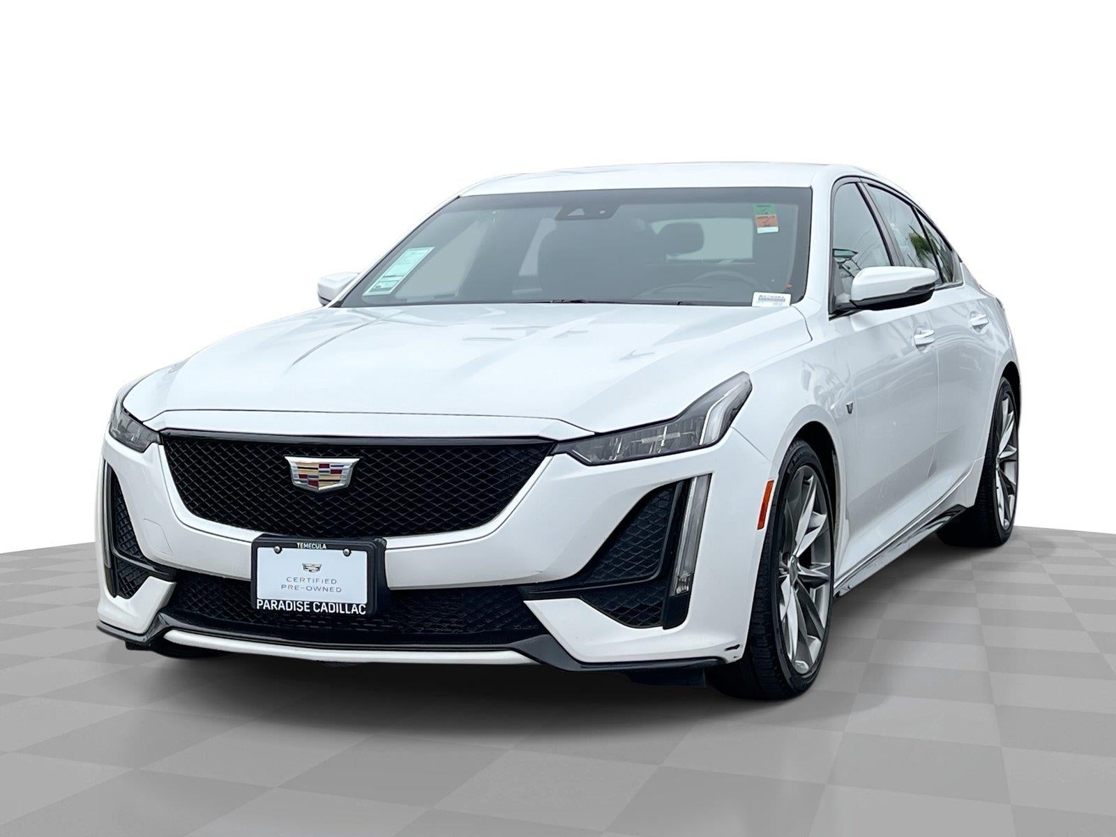 Summit White 2020 Cadillac CT5 Sedan Rear-Wheel Drive Automatic
