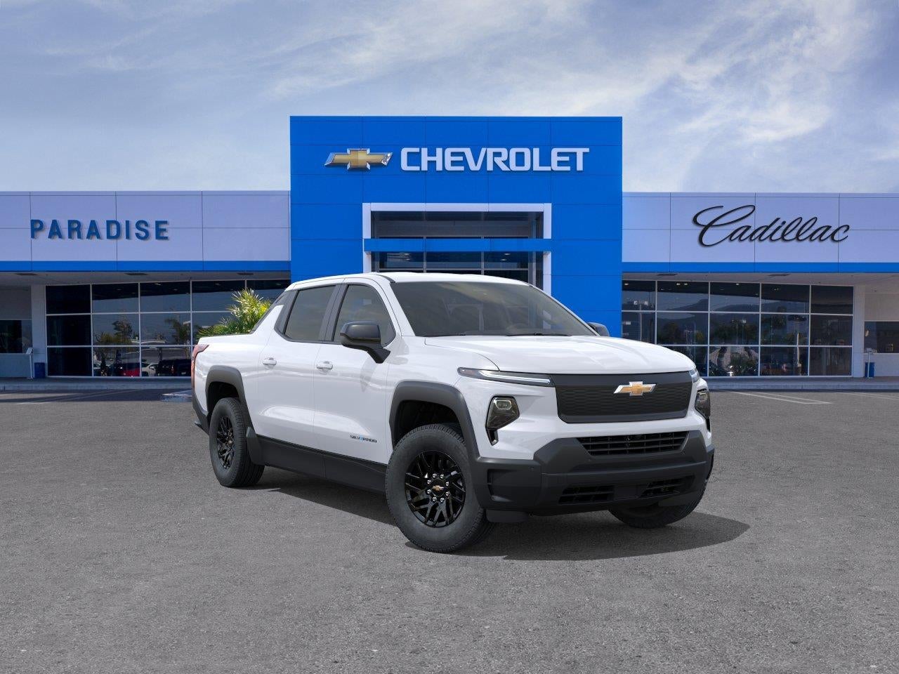 Summit White 2026 Chevrolet Silverado EV Pickup Truck All-Wheel Drive Automatic