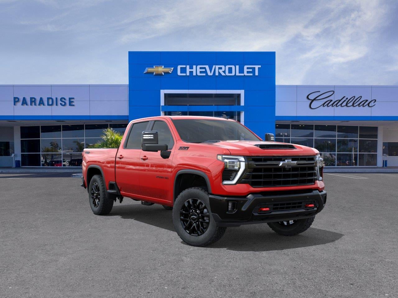Red Hot 2026 Chevrolet Silverado 2500HD Pickup Truck Four-Wheel Drive Automatic
