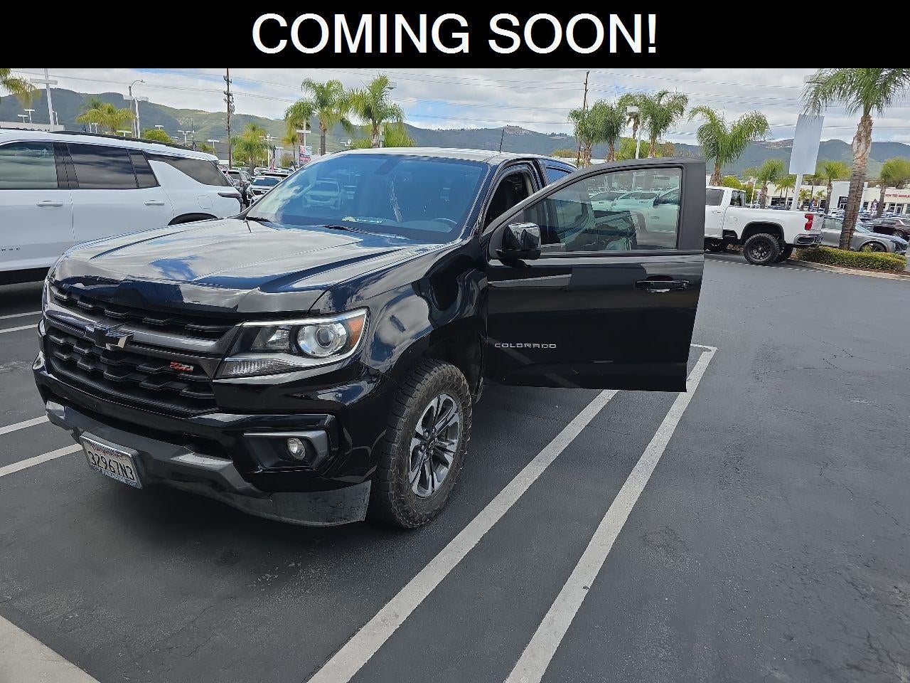 Black 2022 Chevrolet Colorado Z71 Crew Cab 4WD Pickup Truck Four-Wheel Drive Automatic