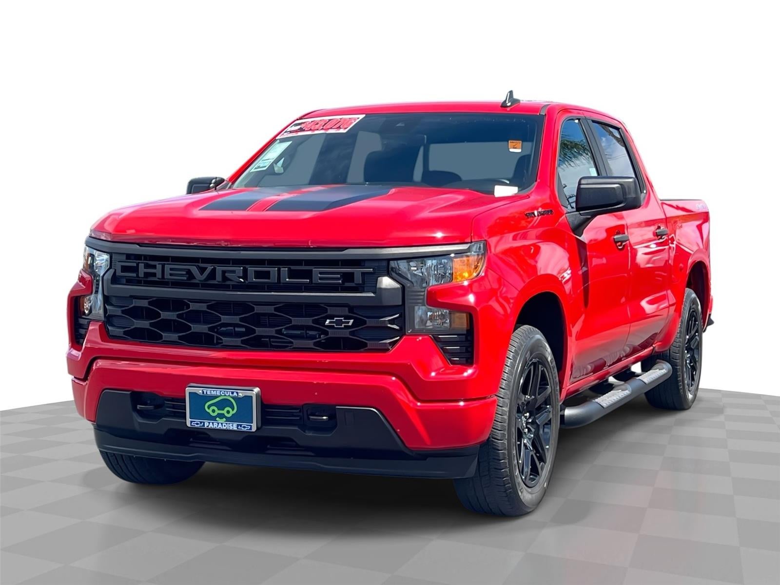 Red Hot 2023 Chevrolet Silverado 1500 Pickup Truck Four-Wheel Drive Automatic