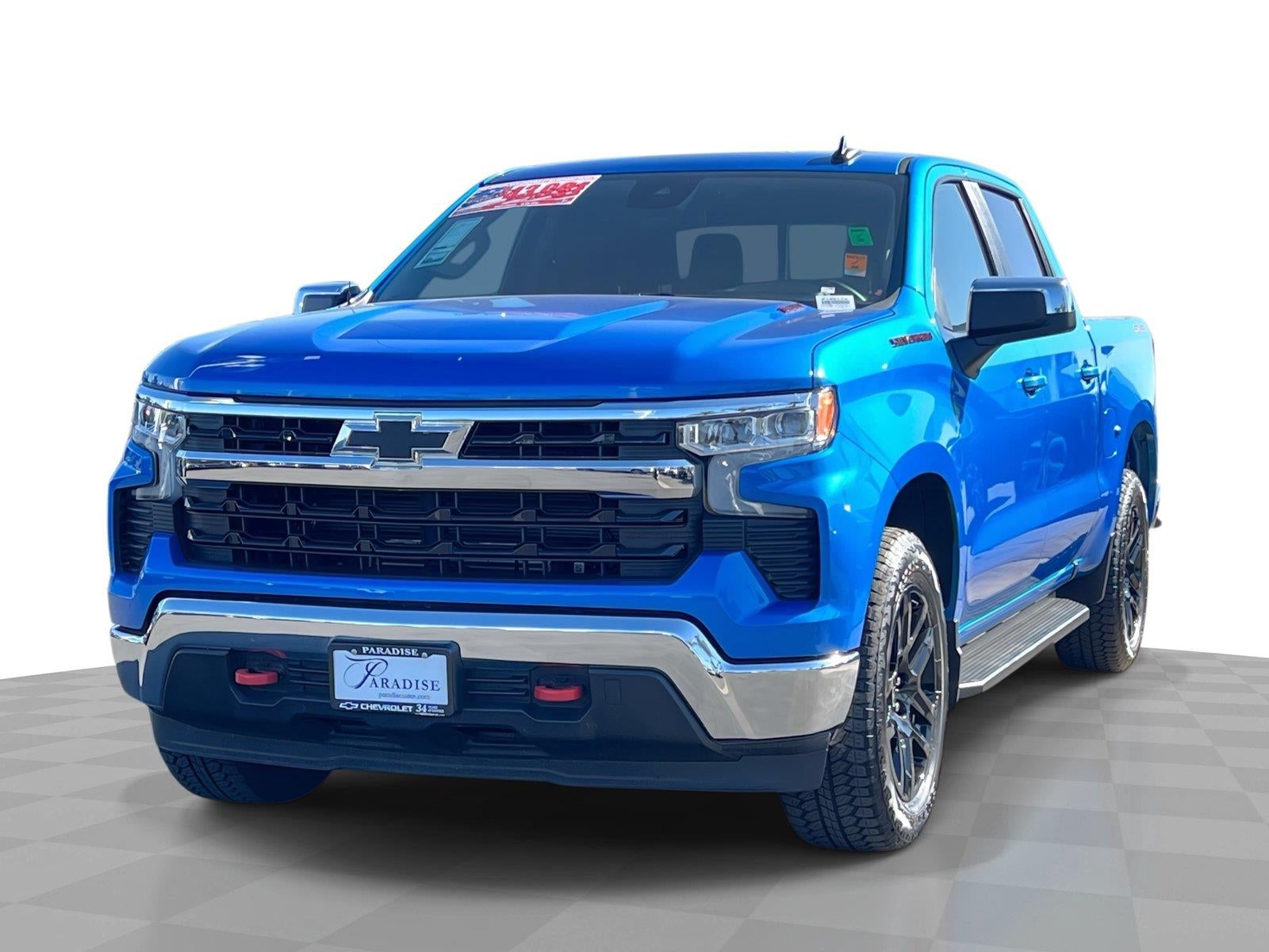 Riptide Blue Metallic 2026 Chevrolet Silverado 1500 Pickup Truck Four-Wheel Drive Automatic