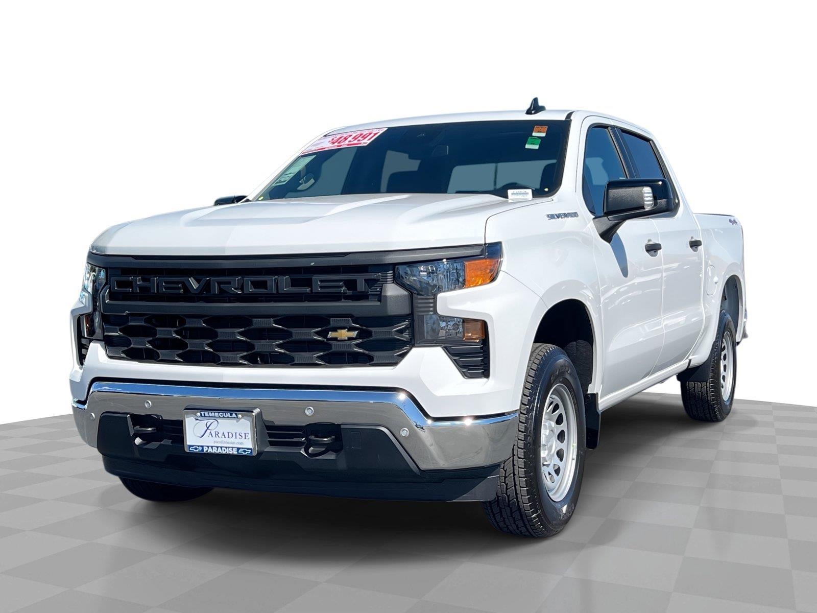 Summit White 2026 Chevrolet Silverado 1500 Pickup Truck Four-Wheel Drive Automatic