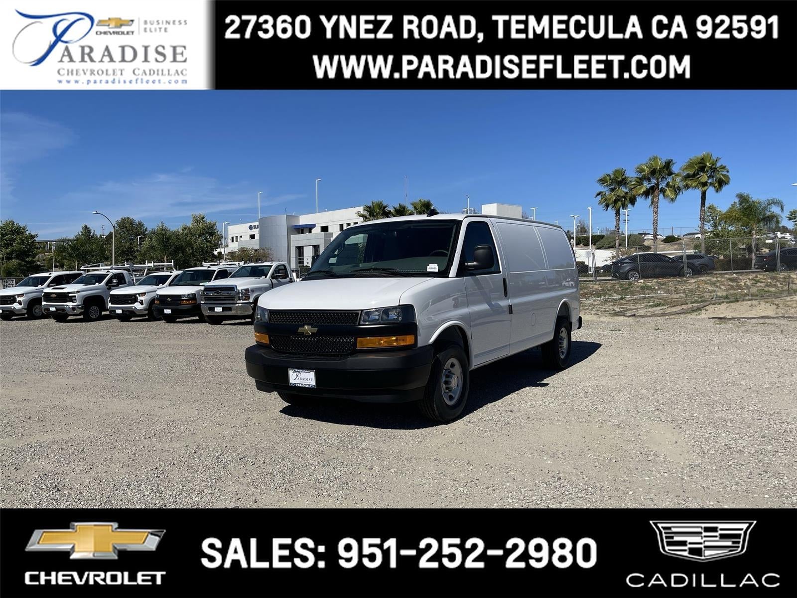 Summit White 2026 Chevrolet Express Cargo Van Rear-Wheel Drive Automatic