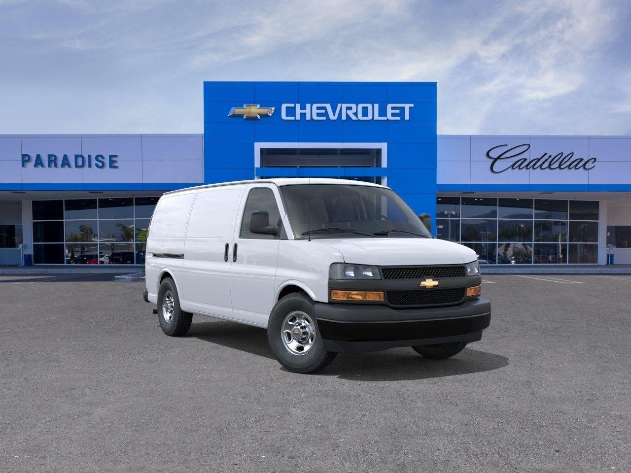 Summit White 2026 Chevrolet Express Cargo Van Rear-Wheel Drive Automatic
