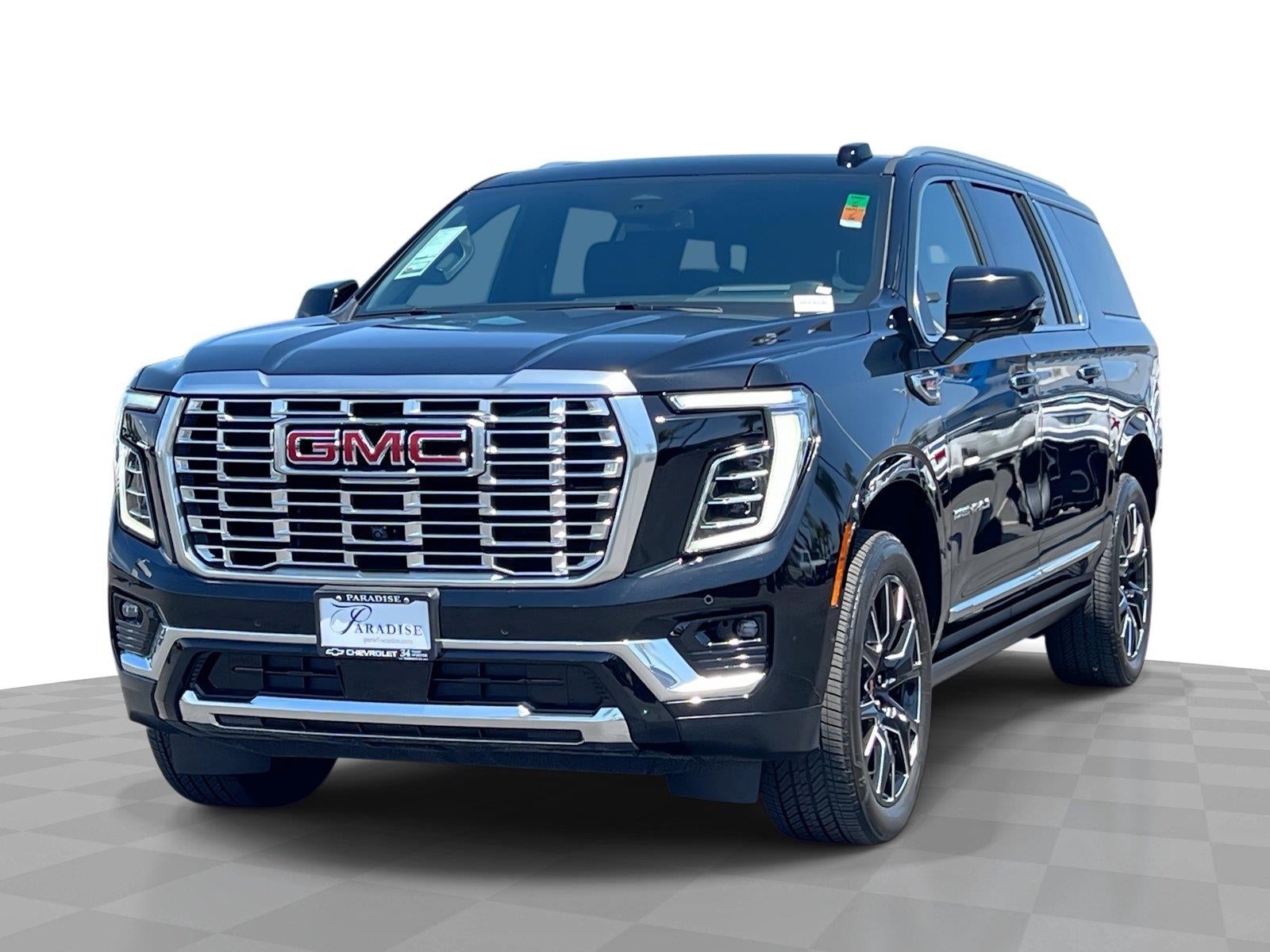 Onyx Black 2025 GMC Yukon XL SUV / Crossover Four-Wheel Drive Automatic
