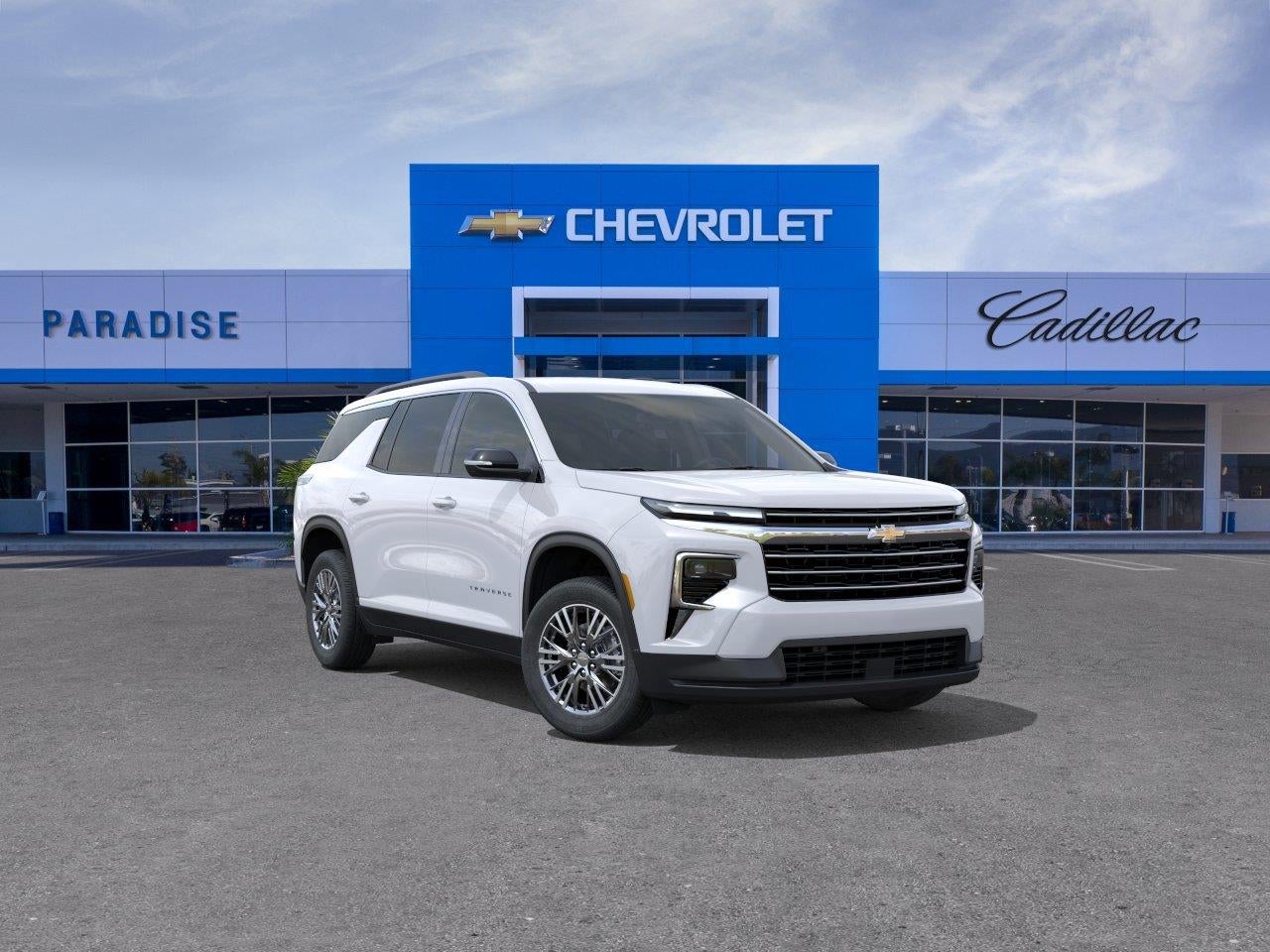 Summit White 2026 Chevrolet Traverse SUV / Crossover Front-Wheel Drive Automatic