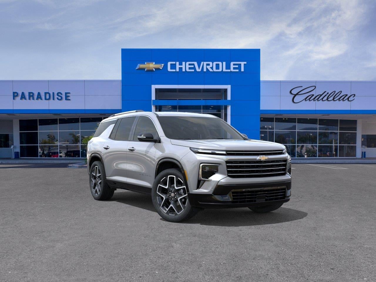 Sterling Gray Metallic 2026 Chevrolet Traverse SUV / Crossover Four-Wheel Drive Automatic