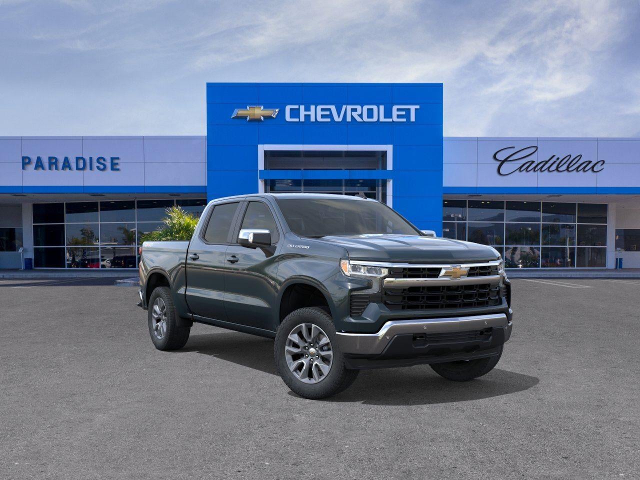 Cypress Gray 2026 Chevrolet Silverado 1500 Pickup Truck Four-Wheel Drive Automatic