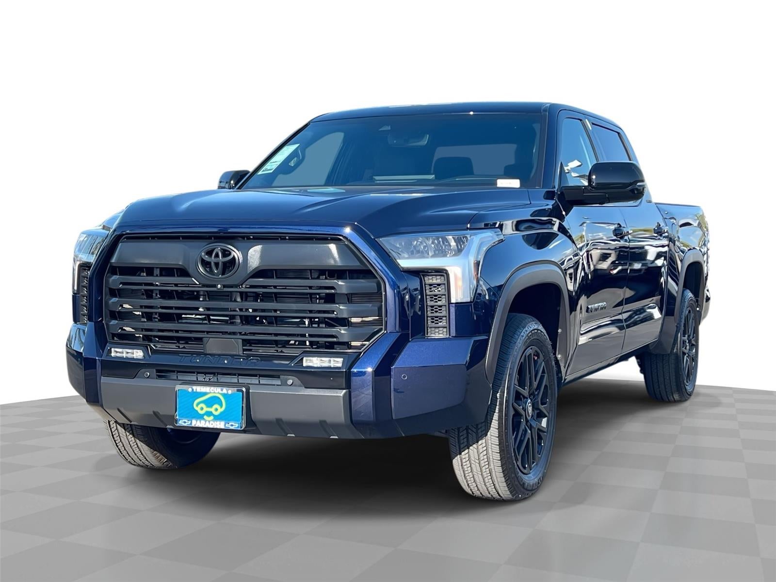 Blue 2026 Toyota Tundra Pickup Truck Four-Wheel Drive 
