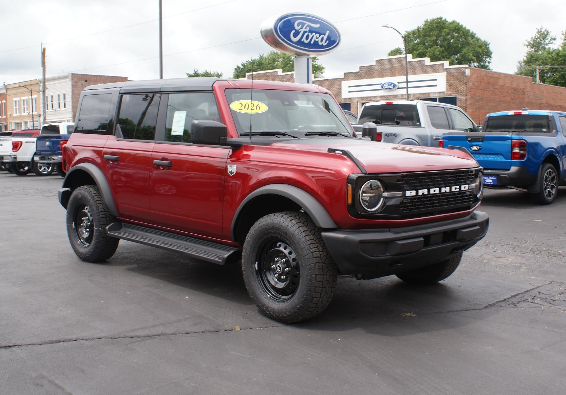 Ruby Red Metallic Tinted Clearcoat 2026 Ford Bronco SUV / Crossover Four-Wheel Drive Automatic