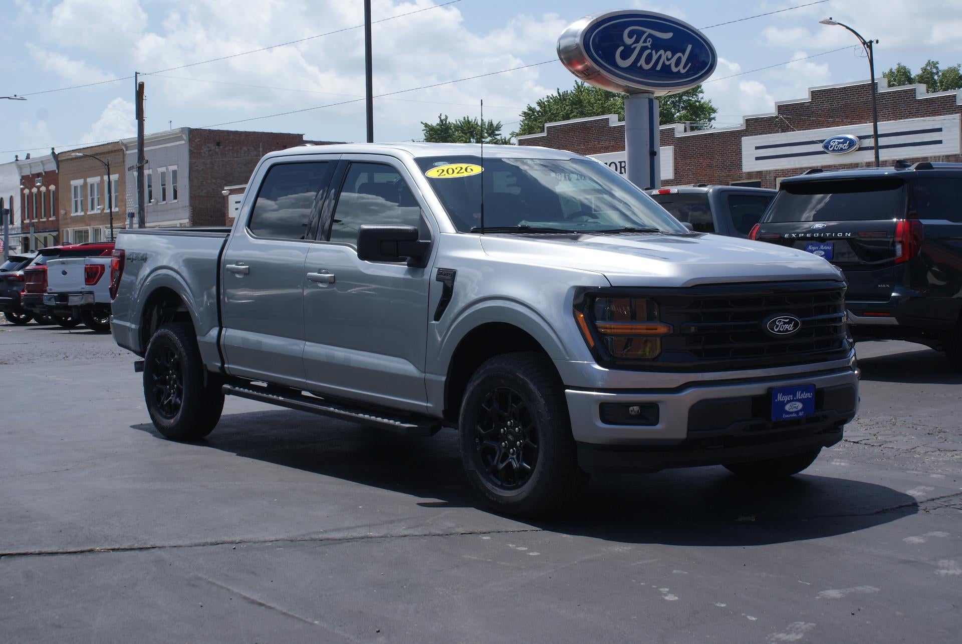 Iconic Silver Metallic 2026 Ford F-150 Pickup Truck Four-Wheel Drive Automatic