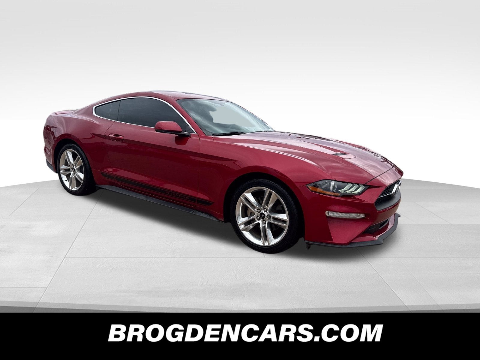 Red Metallic 2020 Ford Mustang Coupe Rear-Wheel Drive 6-Speed Manual
