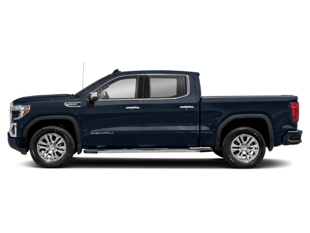 Pacific Blue Metallic 2021 GMC Sierra 1500 Denali Crew Cab 4WD Pickup Truck Four-Wheel Drive Automatic