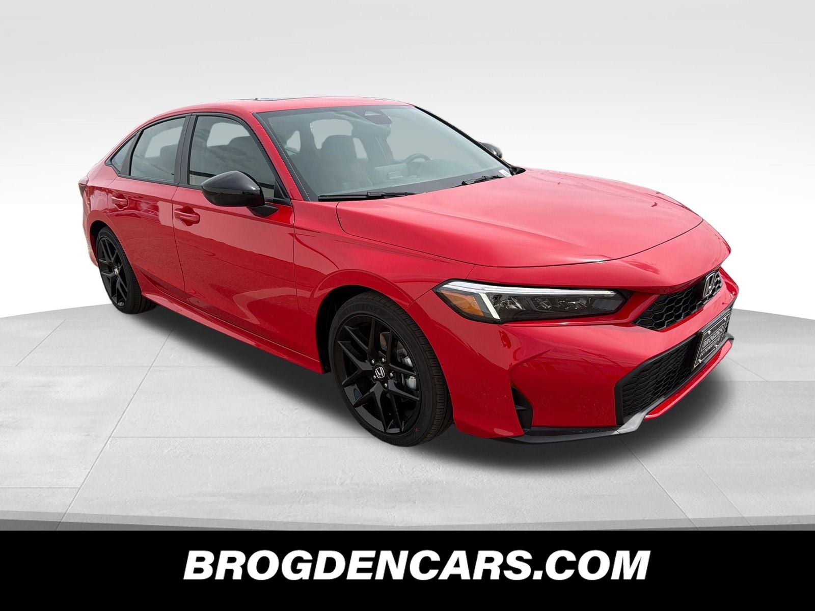 Rallye Red 2026 Honda Civic Hybrid Sedan Front-Wheel Drive Continuously Variable Transmission