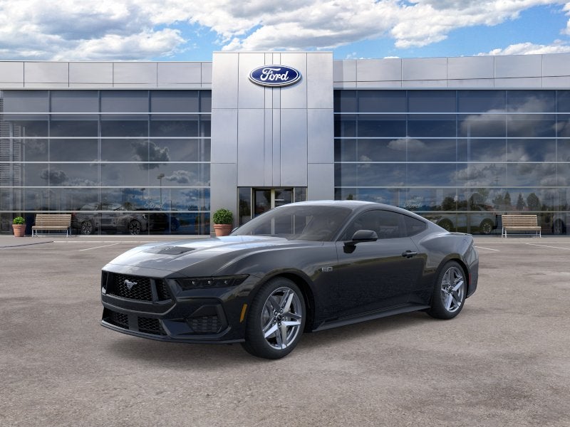 Shadow Black 2026 Ford Mustang Coupe Rear-Wheel Drive 6-Speed Manual