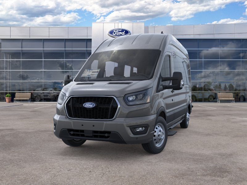 Gray Metallic 2026 Ford Transit Passenger Van All-Wheel Drive 