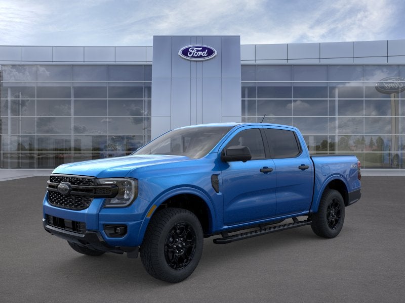 Velocity Blue Metallic 2026 Ford Ranger Pickup Truck Four-Wheel Drive Automatic