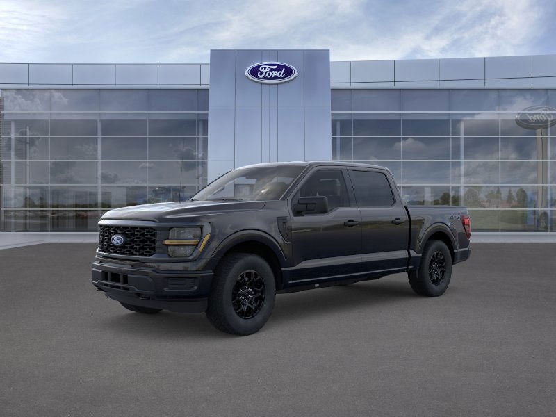 Agate Black Metallic 2026 Ford F-150 STX SuperCrew 4WD Pickup Truck Four-Wheel Drive Automatic
