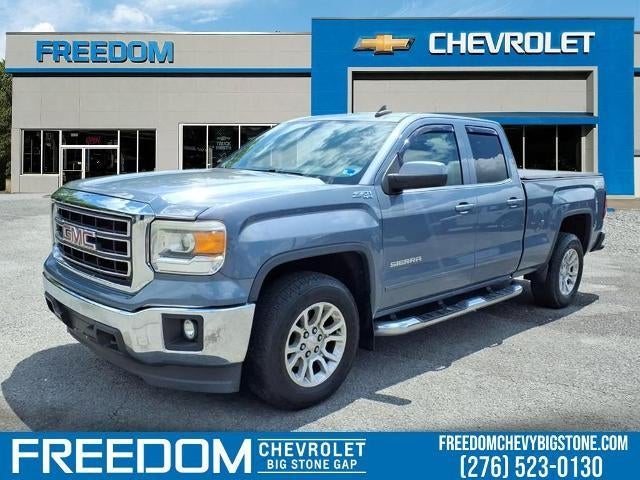 Light Steel Gray Metallic 2015 GMC Sierra 1500 Pickup Truck Four-Wheel Drive Automatic